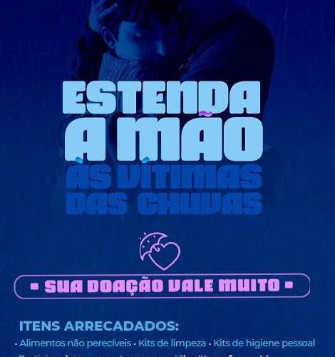 Solidariedade com às vítimas das chuvas