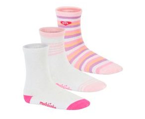 Meia Algodão Kit Molekinha - 2599224409 - Colors/G