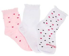 Meia Molekinha Infantil (Kit com 3 meias) - 2599225678 - COLO/0G