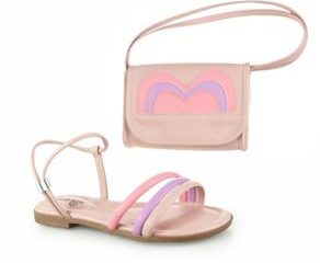Sandália Infantil Feminino Casual Flavios Kids Nude - 37215