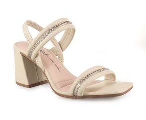 Sandália Feminina Casual Salto Bloco Dakota Tule - Y83910002